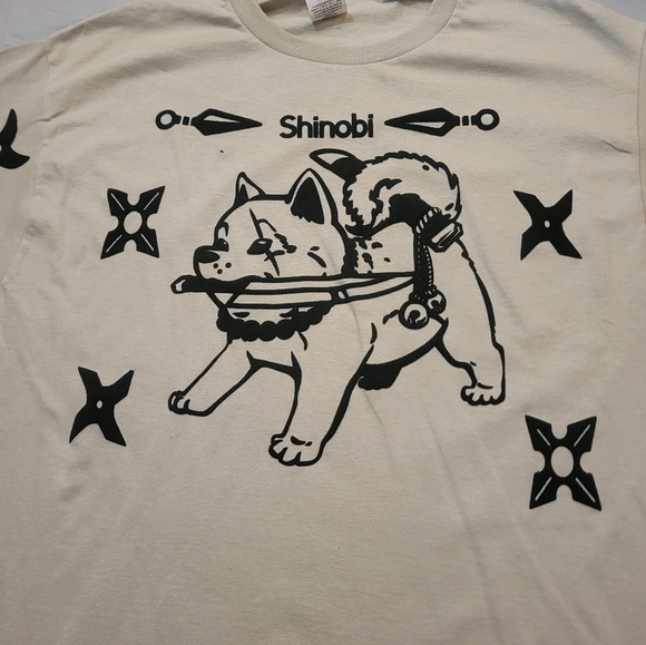 Ninja Dog Blue Graphic Tee - Picture 2 of 2
